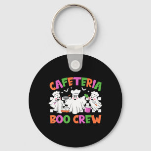 Retro Cafeteria Boo Crew Cafeteria Worker Keychain