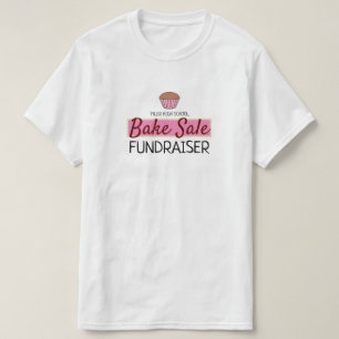 Retro Cake Design, Charity Bake Sale Event T-Shirt