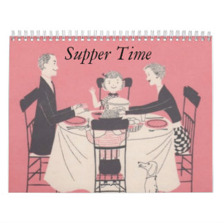 Rétro calendrier de famille