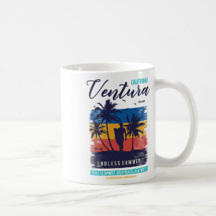 Retro California Ventura Beach Shirt - 70s 80s Ven Coffee Mug