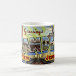 Retro Camden NJ Greeting Postcard Coffee Mug<br><div class="desc">Great vintage postcard greeting from Camden,  New Jersey repurposed!</div>