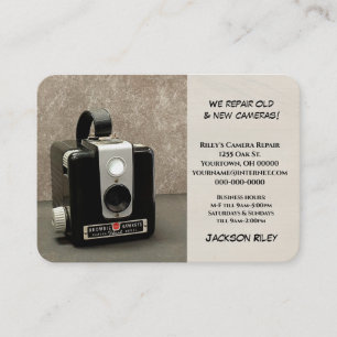Retro Camera Business Card