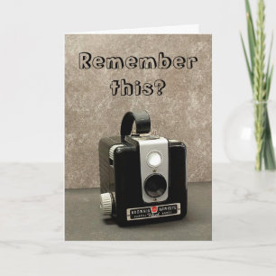 Retro Camera Card