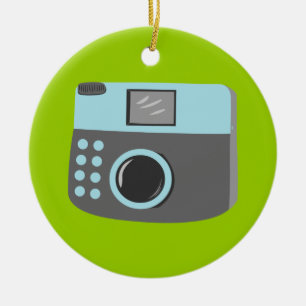 Retro Camera Ceramic Ornament
