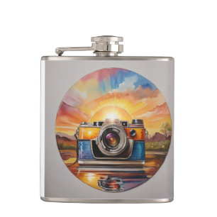 Retro Camera on Your Pocket #2 Hip Flask
