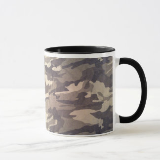 Retro camo design, still popular design, duo colou mug