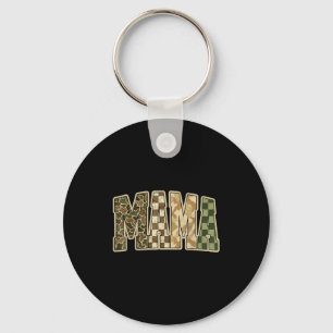 Retro Camo Hunting Mama Old Camo Mom  Keychain