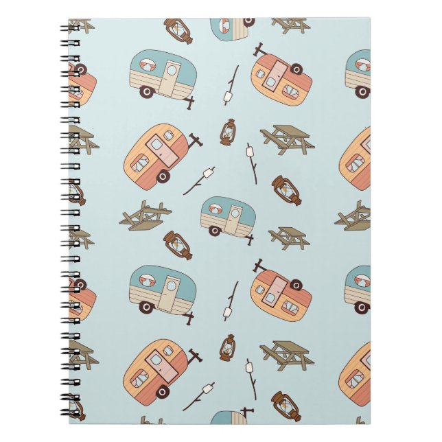 Retro Camper Notebook (Front)