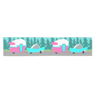 Retro Camper / Trailer and Car Table Runner