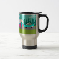 Retro Camper / Trailer and Car Travel Mug