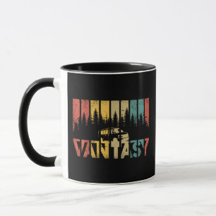 Retro Camper Van Life - Vintage Vanlife Mug