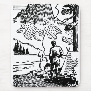 Retro Camping Mouse Pad