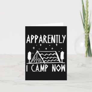 Retro Camping Outdoor Heartbeat Nature Camper Hiki Card