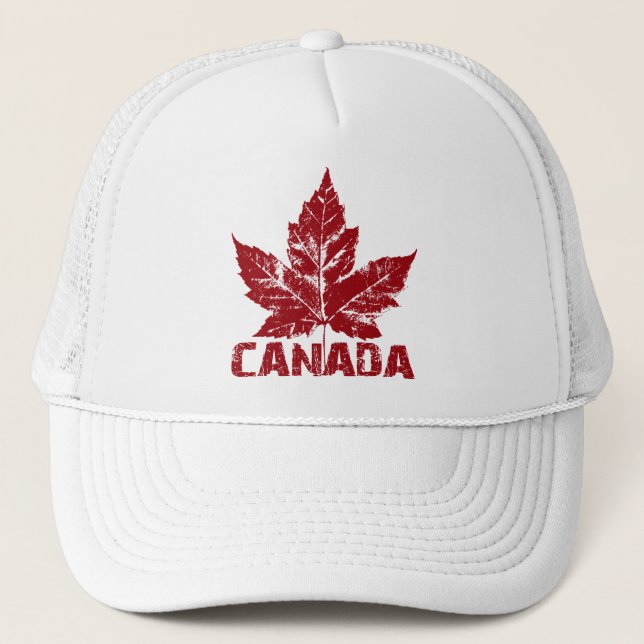 Retro Canada Souvenir Cap Canada Maple Leaf Caps (Front)