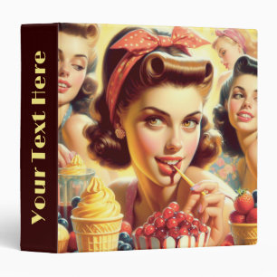 Retro Candy Girls Binder