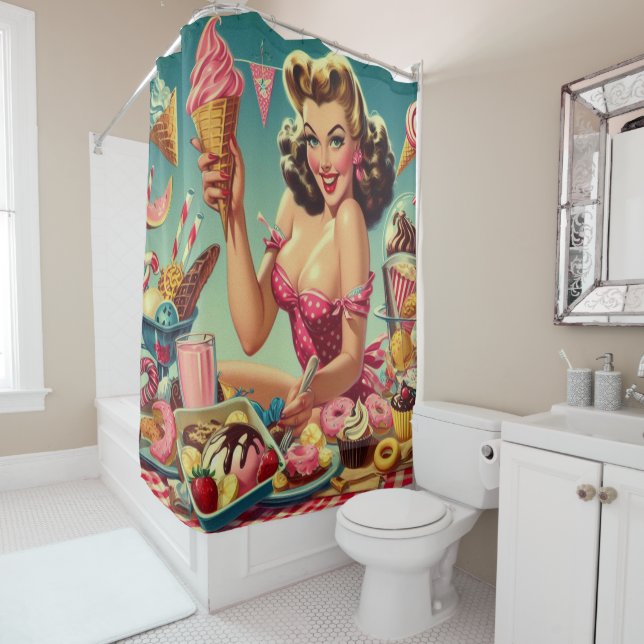 Retro Candy Pin Up (In Situ)