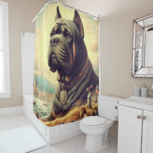 Retro Cane Corso Painting