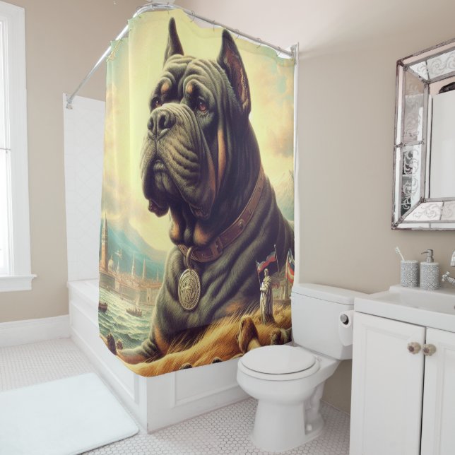 Retro Cane Corso Painting (In Situ)