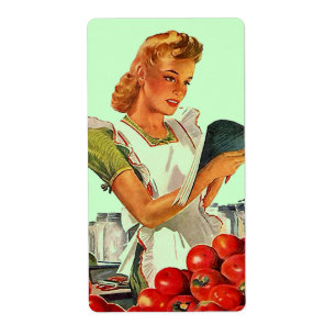 Retro Canning Jar Labels Label Canned Goods Canner