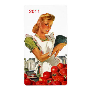 Retro Canning Jar Labels Label Canned Goods Canner