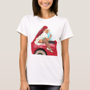 Retro Car and Model T-Shirt