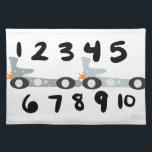 Retro Car Counting Mat Learning  Numbers<br><div class="desc">Math Placemats with Numbers</div>