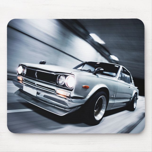 Retro Car Mouse Pad (Front)