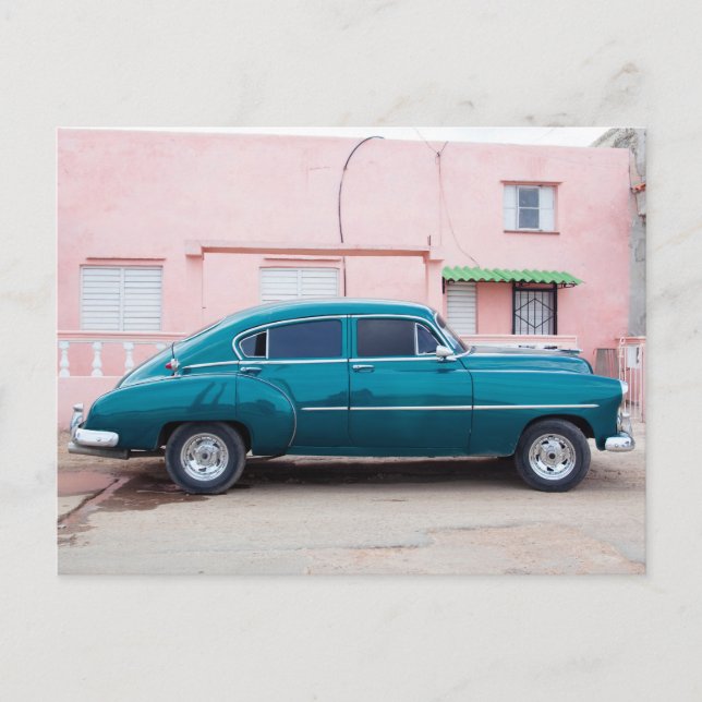 Retro Car Postcard (Front)