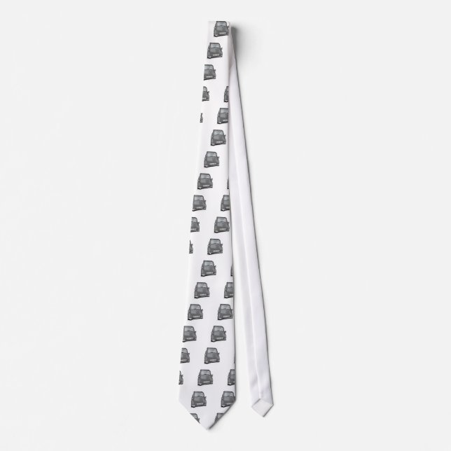 retro car tie (Front)
