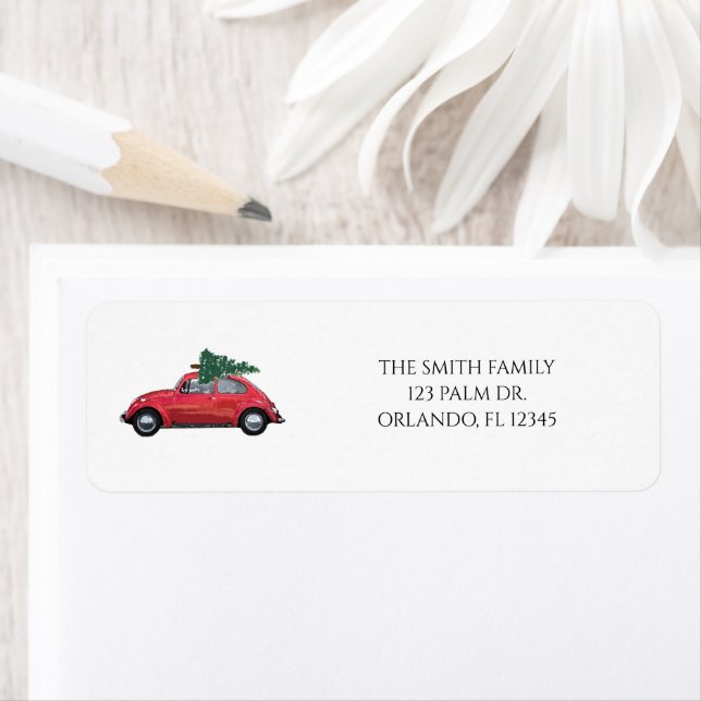 Retro Car with Tree Art  (Insitu)