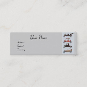 RETRO CARS 2- Auto repairs, automotive Mini Business Card