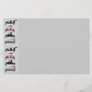 RETRO CARS 2 , AUTO RESTORATION grey red grey Stationery