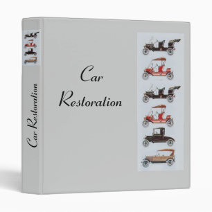 RETRO CARS 2 RESTORATION BINDER