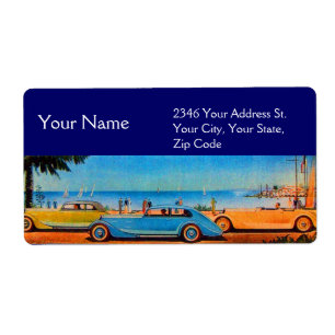 RETRO CARS - Auto repair automotive ,blue