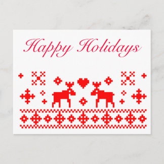 Rétro carte de Noël