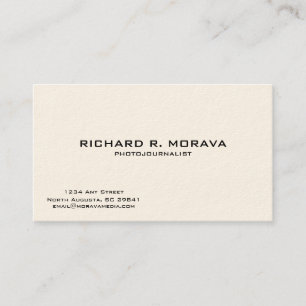 Rétro carte de visite