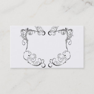 Rétro carte de visite de cadre