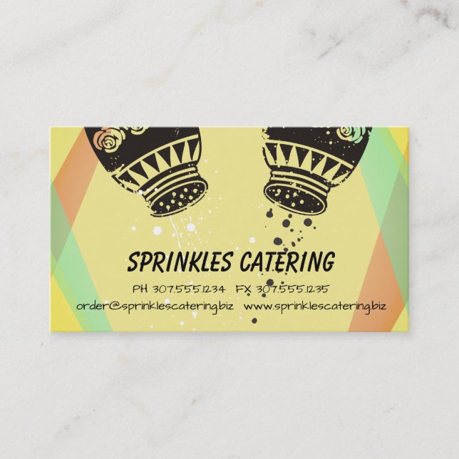 Rétro carte de visite de restauration de chef de (Devant)