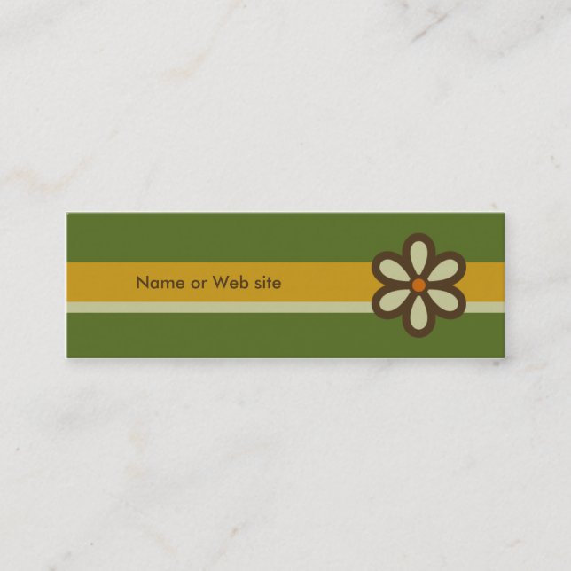 Rétro carte moderne de profil - carte sociale de (Devant)