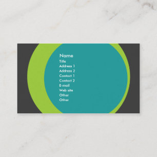 Rétro carte moderne de profil d'affaires/mise en