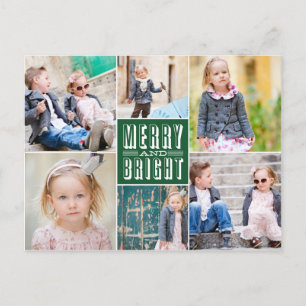 RETRO CARTE POSTALE POUR HOLIDAY