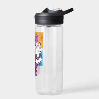 Retro Cartoon Duck – Playful & Nostalgic Design Water Bottle
