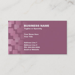 retro cascades business card