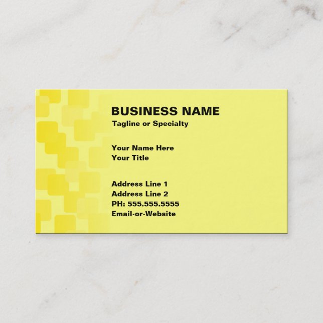 retro cascades business card (Front)