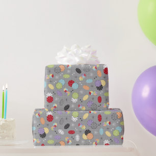 Retro Casino Dice Wrapping Paper