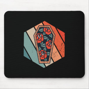 Retro Casket Embalmer Mortician Funeral Director G Mouse Pad