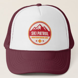 Rétro casquette de camionneur de patrouille de