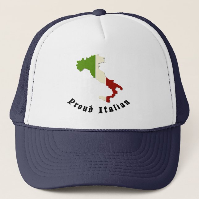 Rétro casquette italien fier de casquette de (Devant)