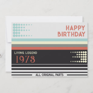 Retro Cassete Happy Birthday  Invitation