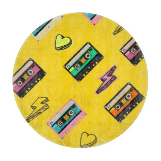 Retro Cassette: 80's Love Party Design Cutting Board